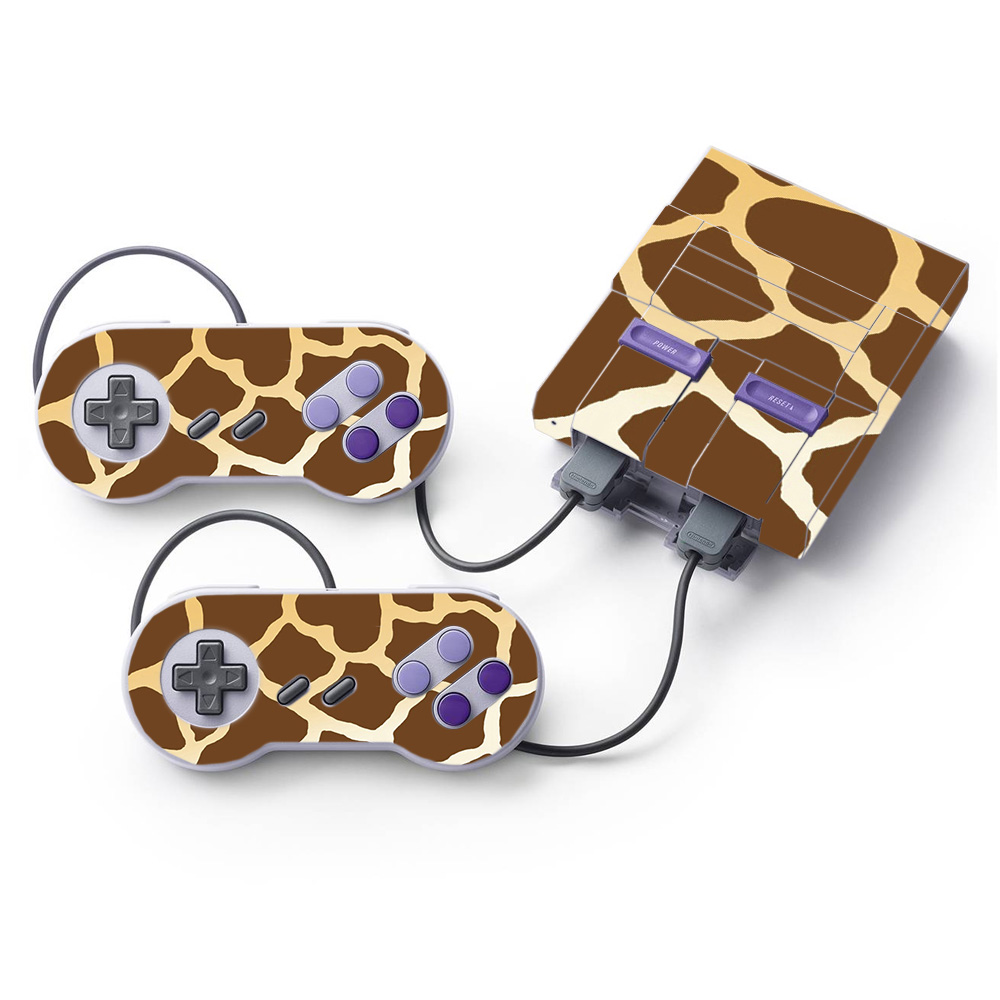 NISUNES-Giraffe Skin for Nintendo Super NES Classic - Giraffe -  MightySkins