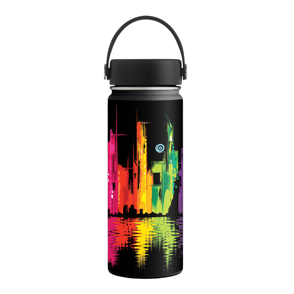 Picture of MightySkins HFWI18-Abstract Horizon Skin for Hydro Flask 18 oz Wide Mouth - Abstract Horizon