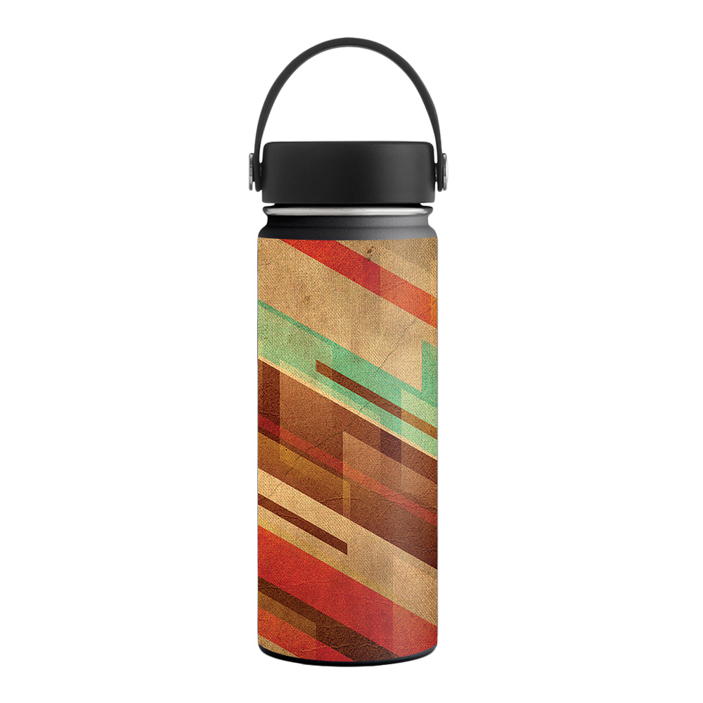 Picture of MightySkins HFWI18-Abstract Wood Skin for Hydro Flask 18 oz Wide Mouth - Abstract Wood