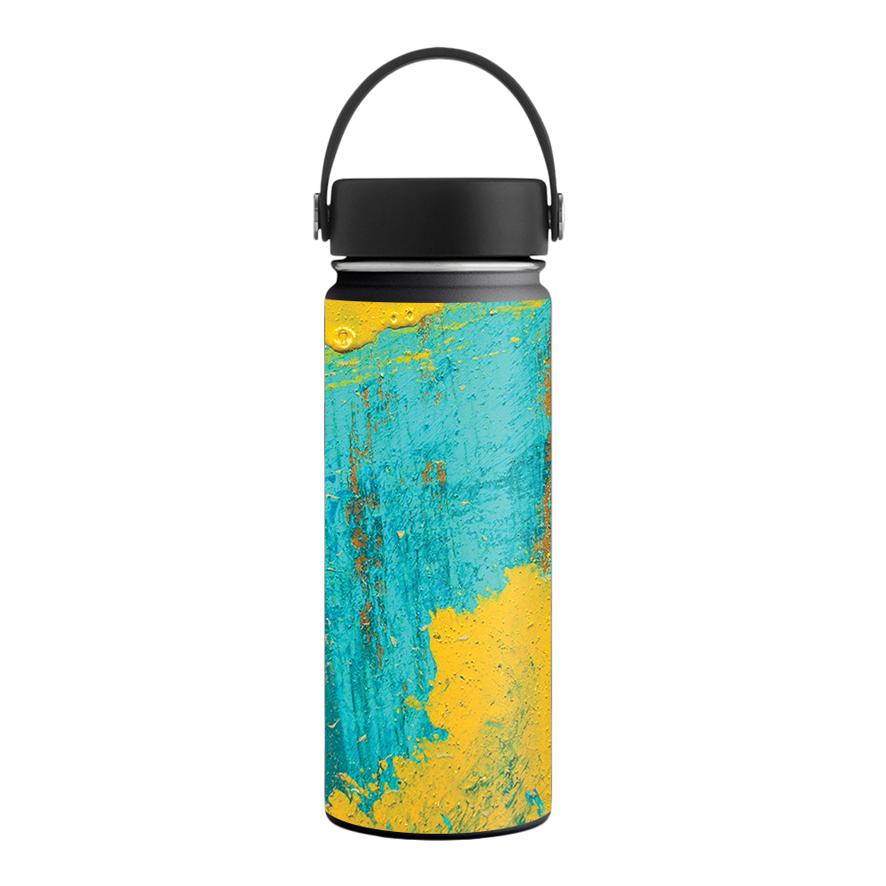 Picture of MightySkins HFWI18-Acrylic Blue Skin for Hydro Flask 18 oz Wide Mouth - Acrylic Blue