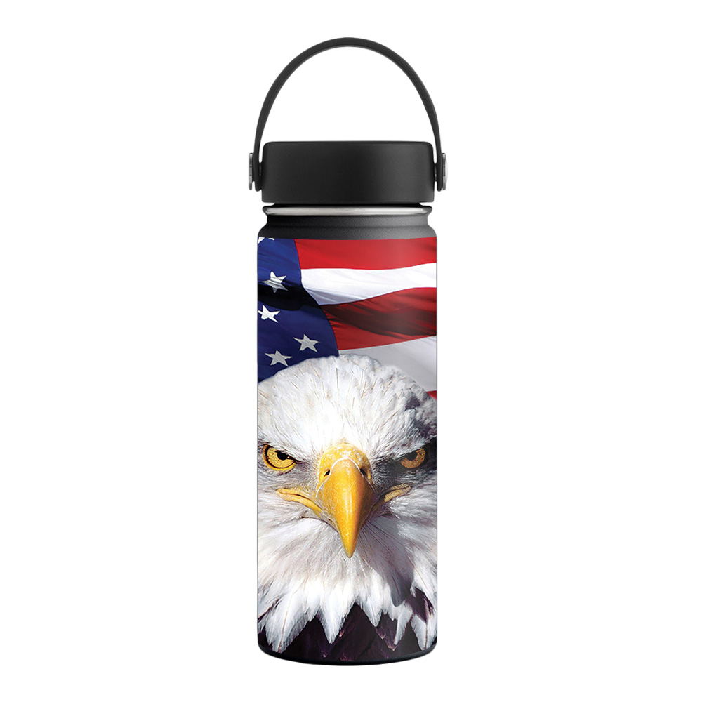 Picture of MightySkins HFWI18-America Strong Skin for Hydro Flask 18 oz Wide Mouth - America Strong