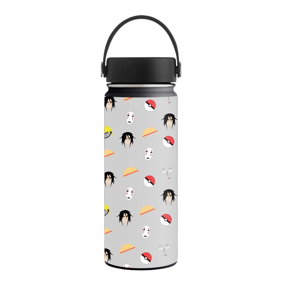Picture of MightySkins HFWI18-Anime Fan Skin for Hydro Flask 18 oz Wide Mouth - Anime Fan