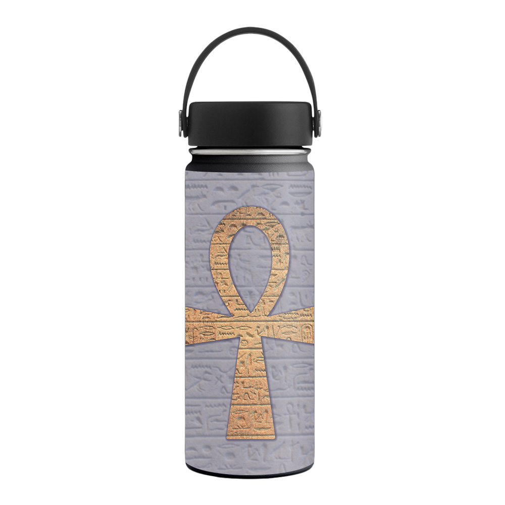 Picture of MightySkins HFWI18-Ankh Skin for Hydro Flask 18 oz Wide Mouth - Ankh