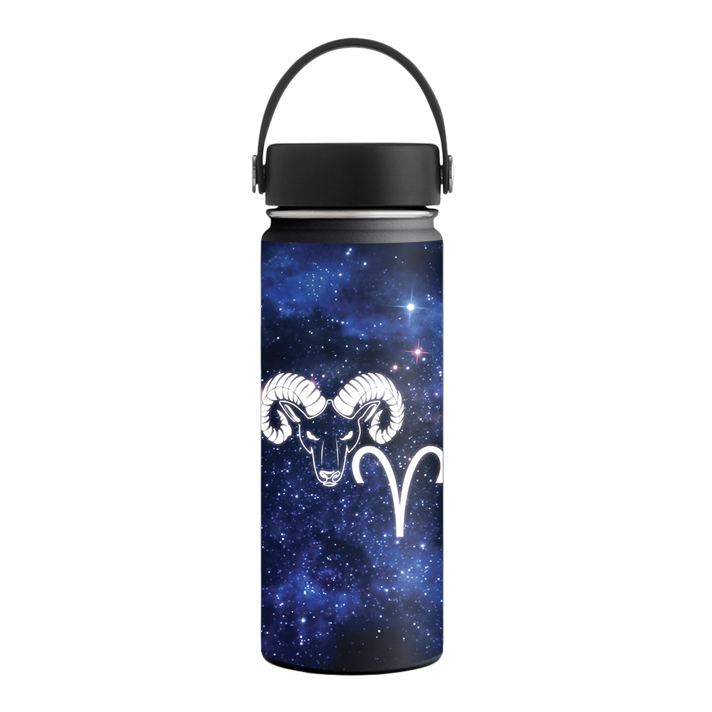 Picture of MightySkins HFWI18-Aries Skin for Hydro Flask 18 oz Wide Mouth - Aries