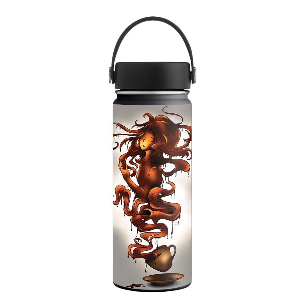 Picture of MightySkins HFWI18-Coffee Dreams Skin for Hydro Flask 18 oz Wide Mouth - Coffee Dreams