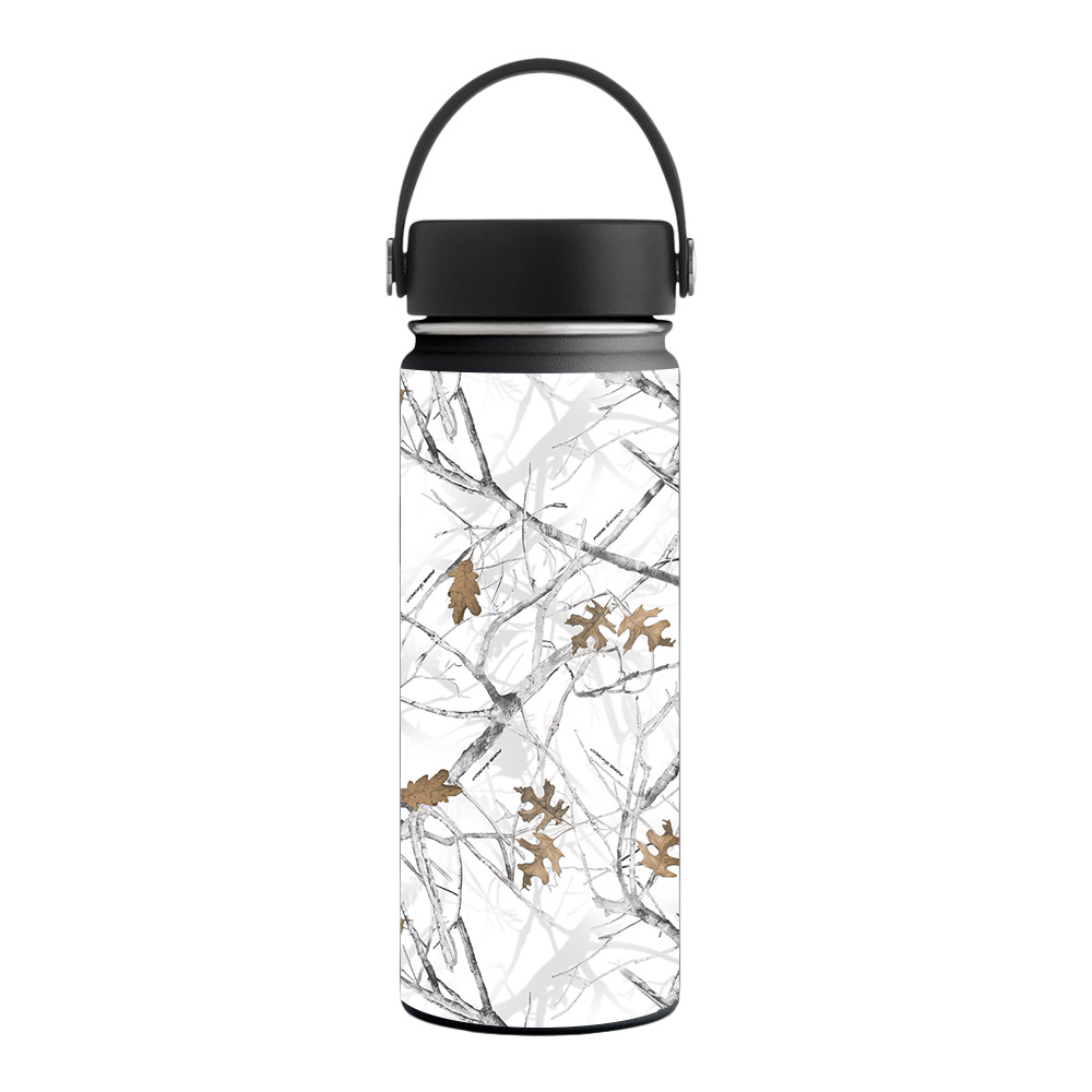 Picture of MightySkins HFWI18-Conceal Snow Skin for Hydro Flask 18 oz Wide Mouth - Conceal Snow