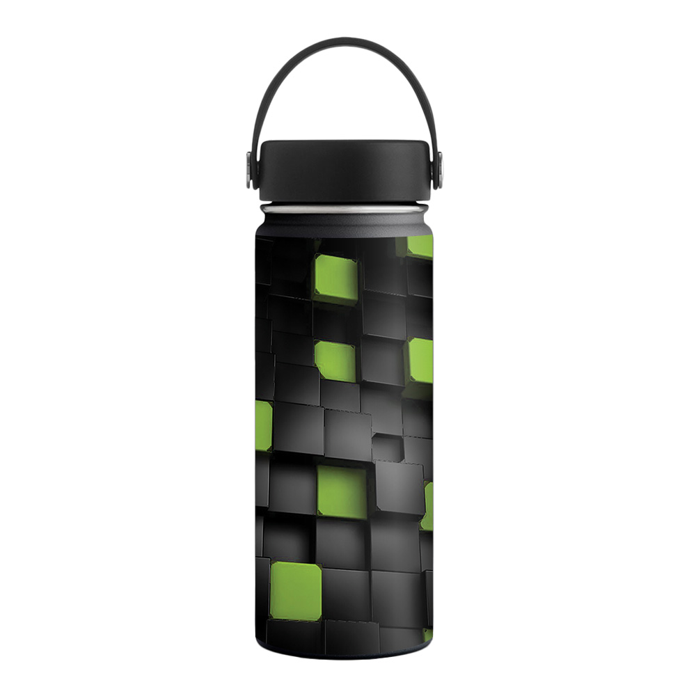 Picture of MightySkins HFWI18-Cubes Skin for Hydro Flask 18 oz Wide Mouth - Cubes