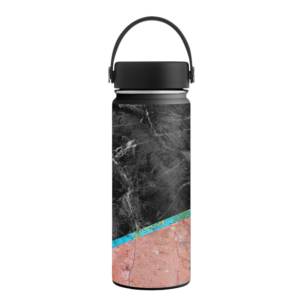 Picture of MightySkins HFWI18-Cut Marble Skin for Hydro Flask 18 oz Wide Mouth - Cut Marble