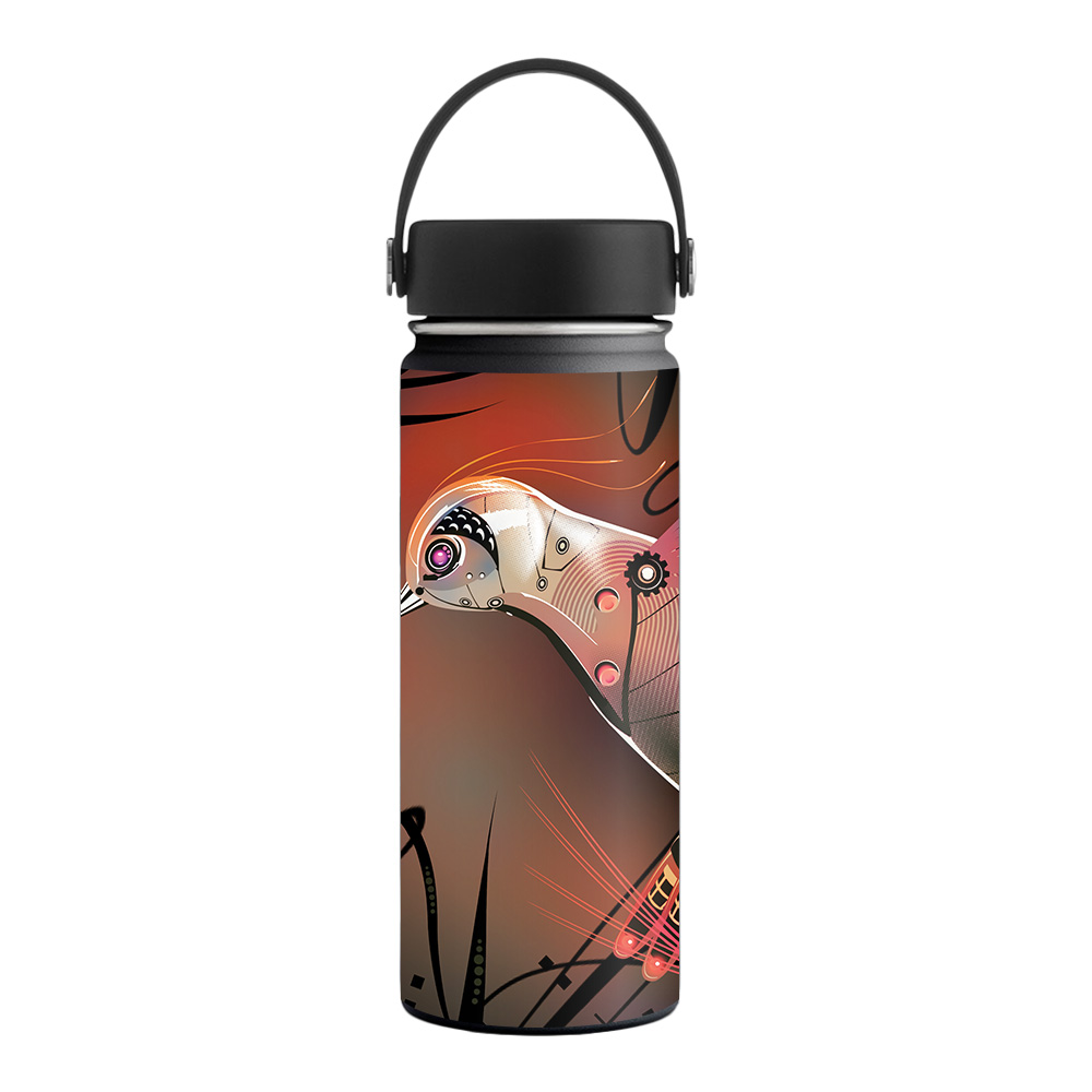 Picture of MightySkins HFWI18-Cyborg Nature Skin for Hydro Flask 18 oz Wide Mouth - Cyborg Nature