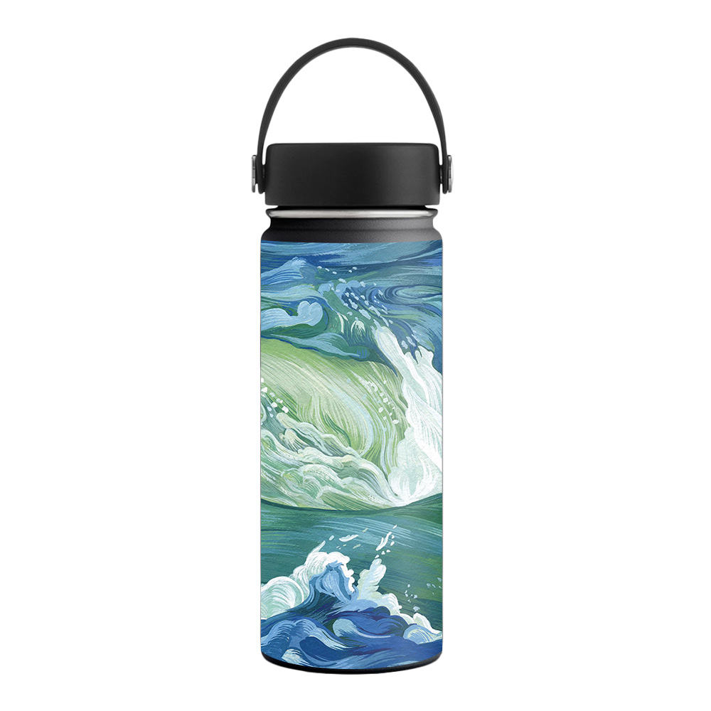 Picture of MightySkins HFWI18-Cyclone Wave Skin for Hydro Flask 18 oz Wide Mouth - Cyclone Wave
