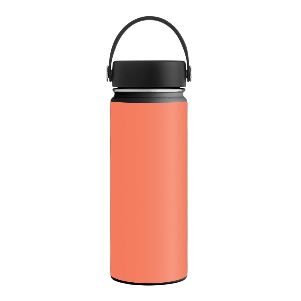 Picture of MightySkins HFWI18-Solid Salmon Skin for Hydro Flask 18 oz Wide Mouth - Solid Salmon