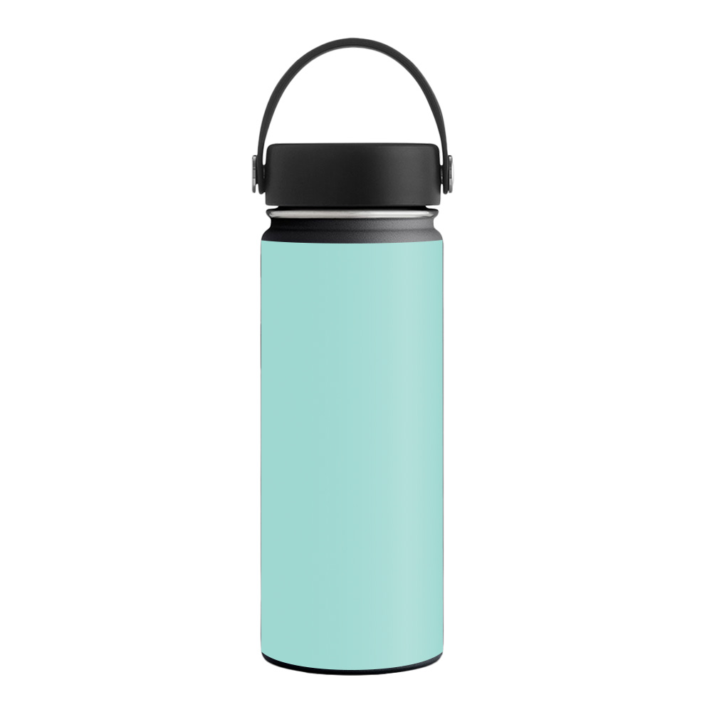Picture of MightySkins HFWI18-Solid Seafoam Skin for Hydro Flask 18 oz Wide Mouth - Solid Seafoam