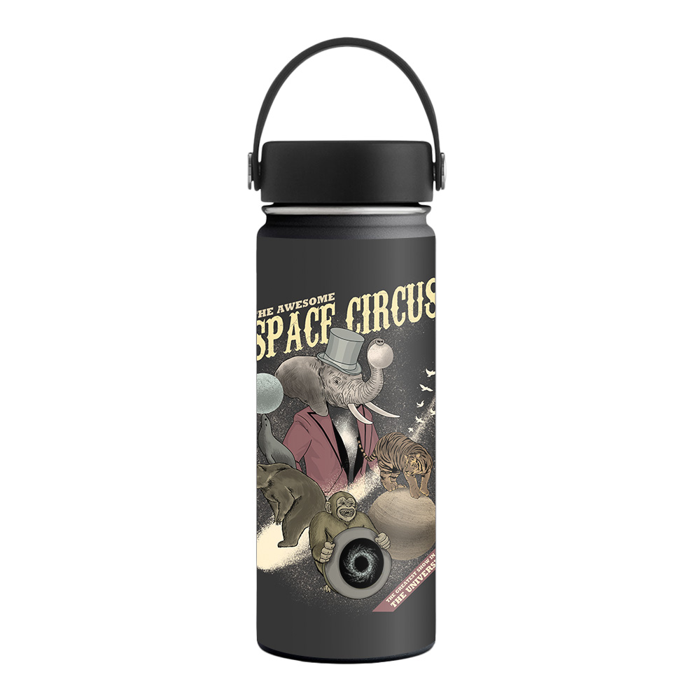 Picture of MightySkins HFWI18-Space Circus Skin for Hydro Flask 18 oz Wide Mouth - Space Circus