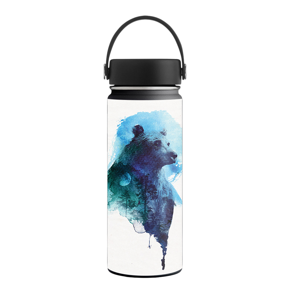 Picture of MightySkins HFWI18-Spirit Bear Skin for Hydro Flask 18 oz Wide Mouth - Spirit Bear