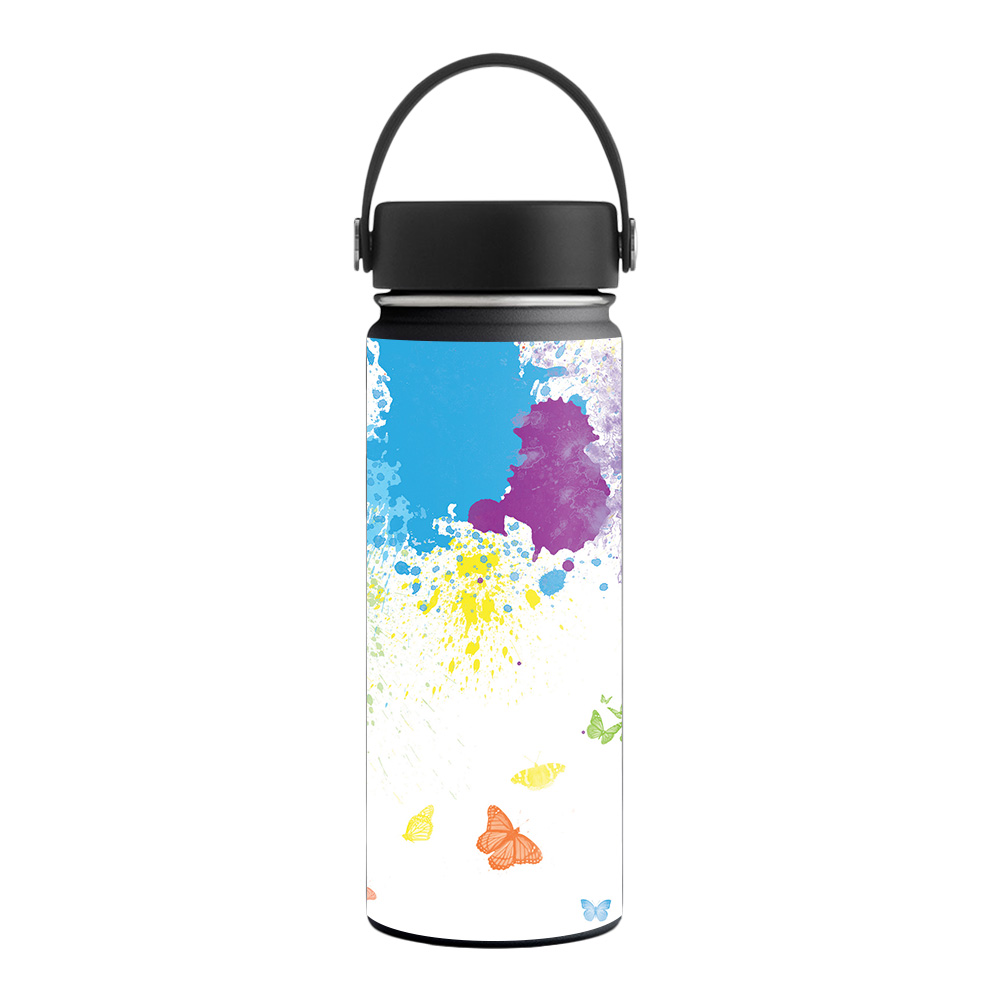 Picture of MightySkins HFWI18-Splash Of Color Skin for Hydro Flask 18 oz Wide Mouth - Splash of Color