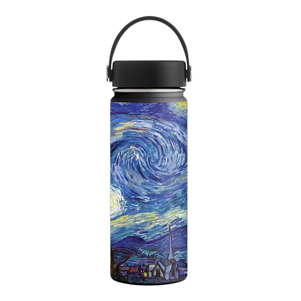 Picture of MightySkins HFWI18-Starry Night Skin for Hydro Flask 18 oz Wide Mouth - Starry Night