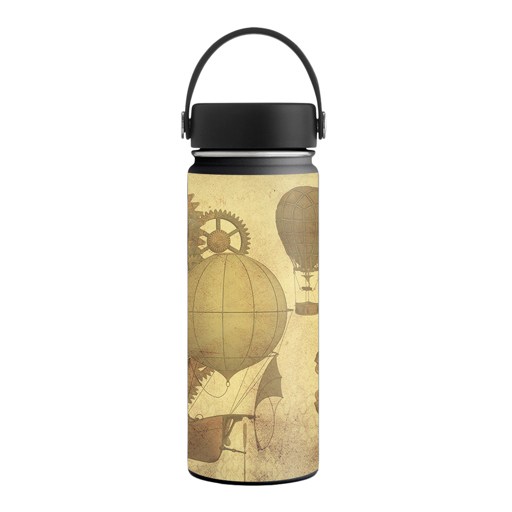 Picture of MightySkins HFWI18-Steam Punk Paper Skin for Hydro Flask 18 oz Wide Mouth - Steam Punk Paper