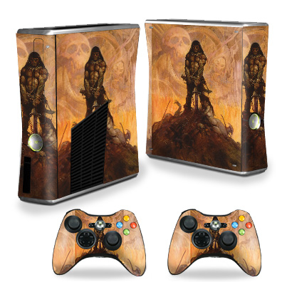 XBOX360S-Barbarian Skin for Xbox 360 S Console - Barbarian -  MightySkins