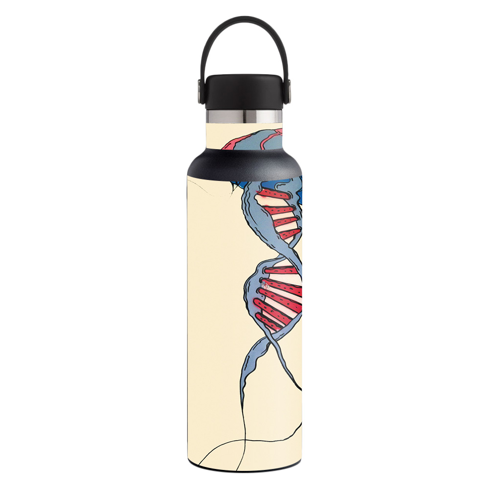 Picture of MightySkins HFST21-Dna Jellyfish Skin for Hydro Flask 21 oz Standard Mouth - Dna Jellyfish