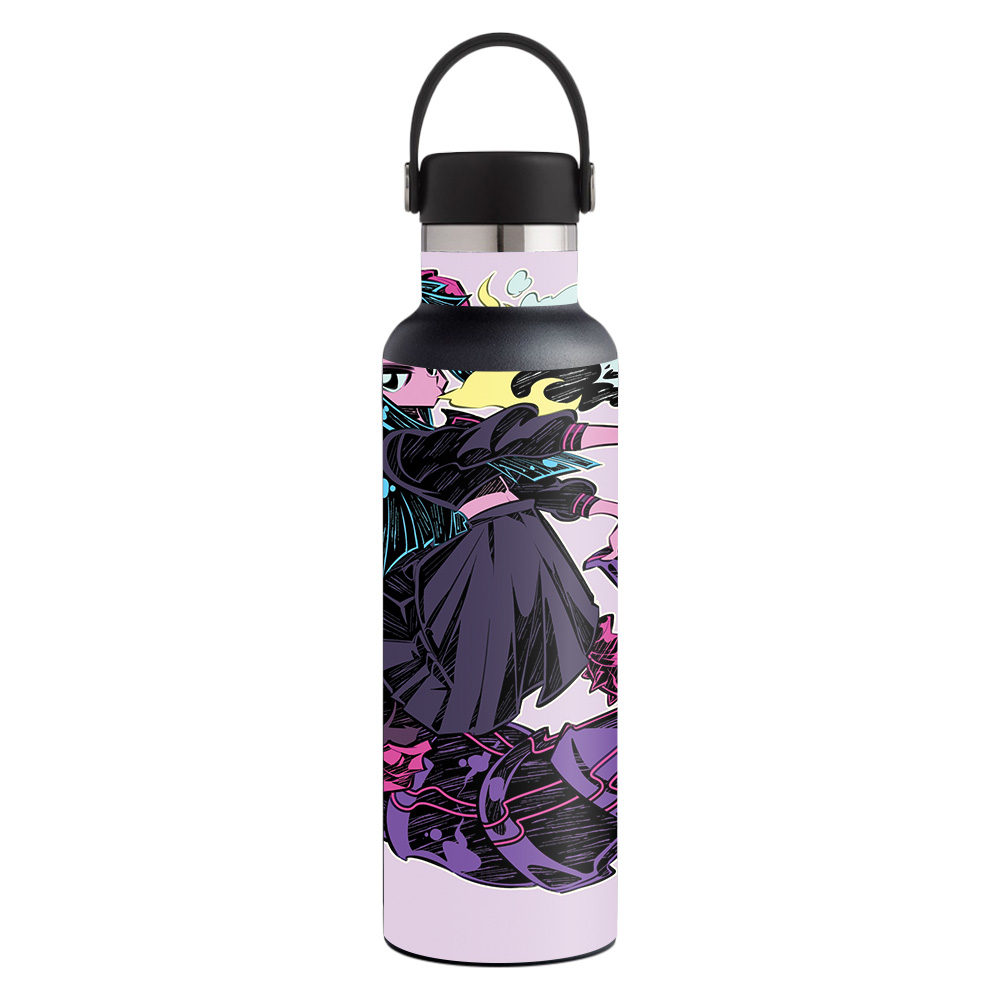 Picture of MightySkins HFST21-Dragon Girl Skin for Hydro Flask 21 oz Standard Mouth - Dragon Girl