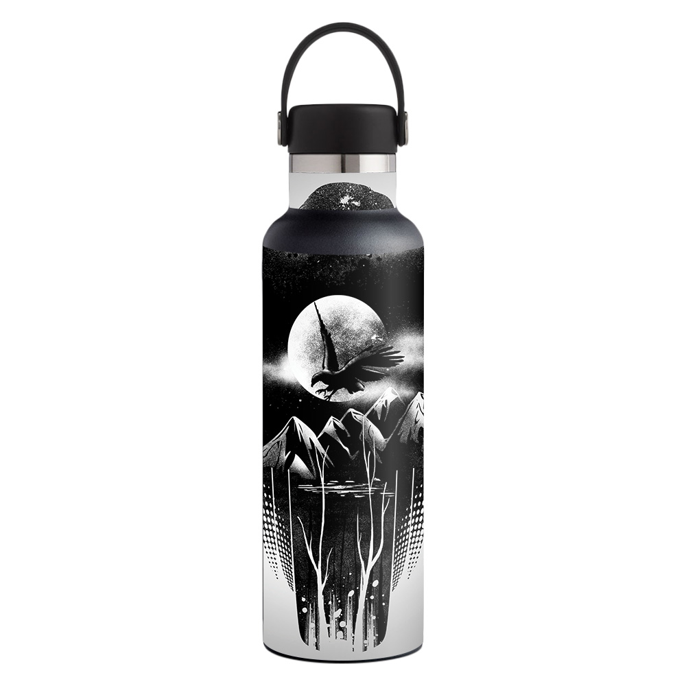 Picture of MightySkins HFST21-Eagles Night Skin for Hydro Flask 21 oz Standard Mouth - Eagles Night