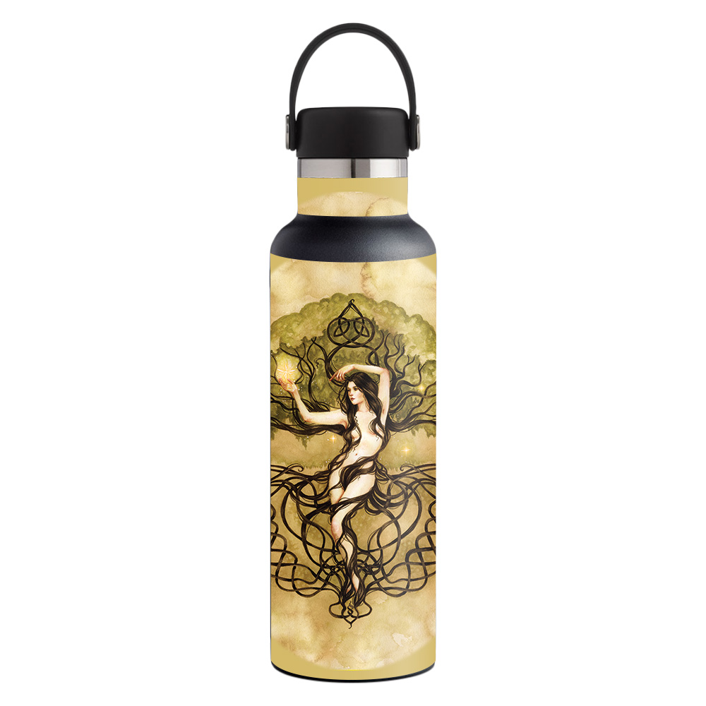 Picture of MightySkins HFST21-Earth Life Magic Skin for Hydro Flask 21 oz Standard Mouth - Earth Life Magic