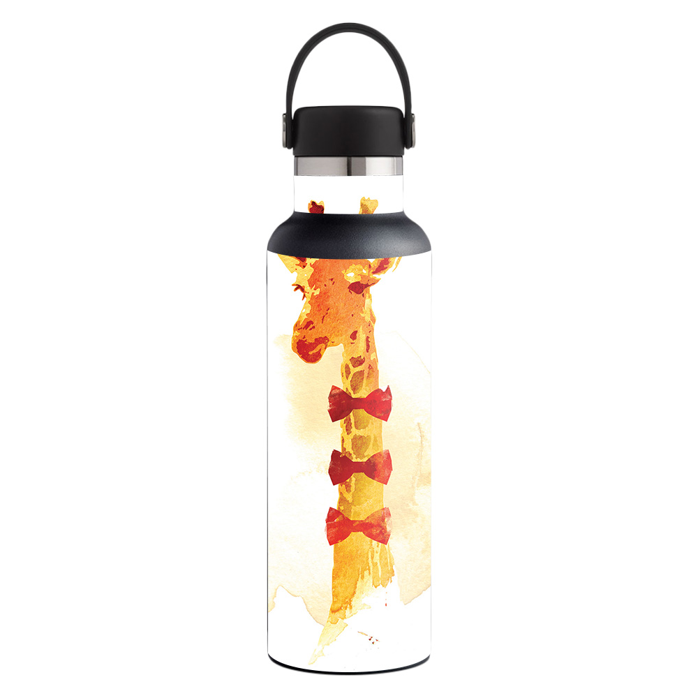 Picture of MightySkins HFST21-Elegant Giraffe Skin for Hydro Flask 21 oz Standard Mouth - Elegant Giraffe
