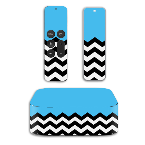 MightySkins APTV4-Baby Blue Chevron