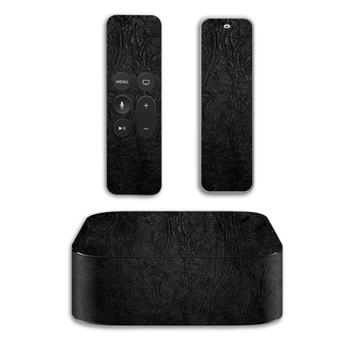 MightySkins APTV4-Black Leather