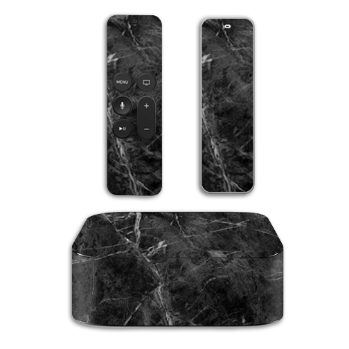 MightySkins APTV4-Black Marble