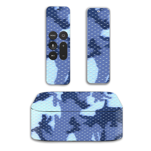 MightySkins APTV4-Blue Camo