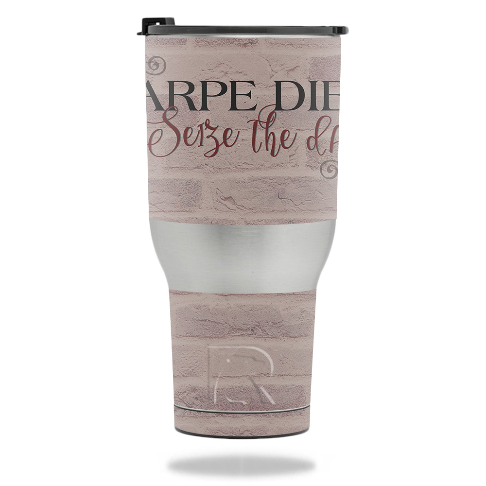 RTTUM4017-Carpe Diem Skin for Rtic Tumbler 40 oz 2017 - Carpe Diem -  MightySkins