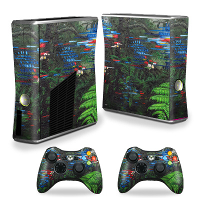 XBOX360S-Macaws In Flight Skin for X-Box 360 Xbox 360 S Console - Macaws In Flight -  MightySkins