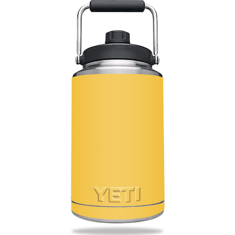 Picture of MightySkins YERAMJUG1-Solid Marigold Skin for Yeti 1 gal Jug - Solid Marigold