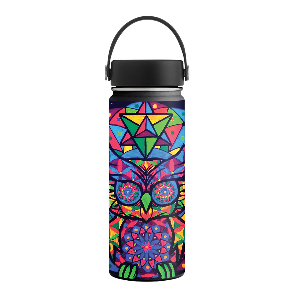 Picture of MightySkins HFWI18-Goodnight Owl Skin for Hydro Flask 18 oz Wide Mouth - Goodnight Owl