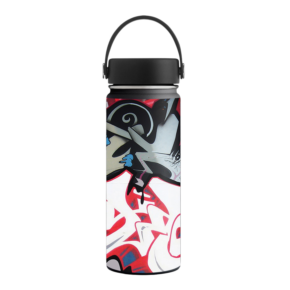 Picture of MightySkins HFWI18-Graffiti Mash Up Skin for Hydro Flask 18 oz Wide Mouth - Graffiti Mash Up