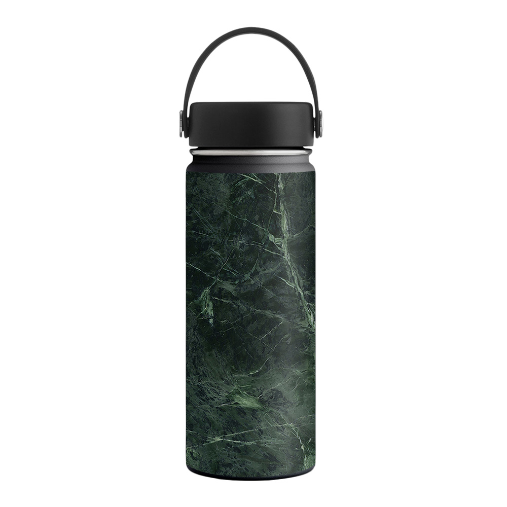 Picture of MightySkins HFWI18-Green Marble Skin for Hydro Flask 18 oz Wide Mouth - Green Marble
