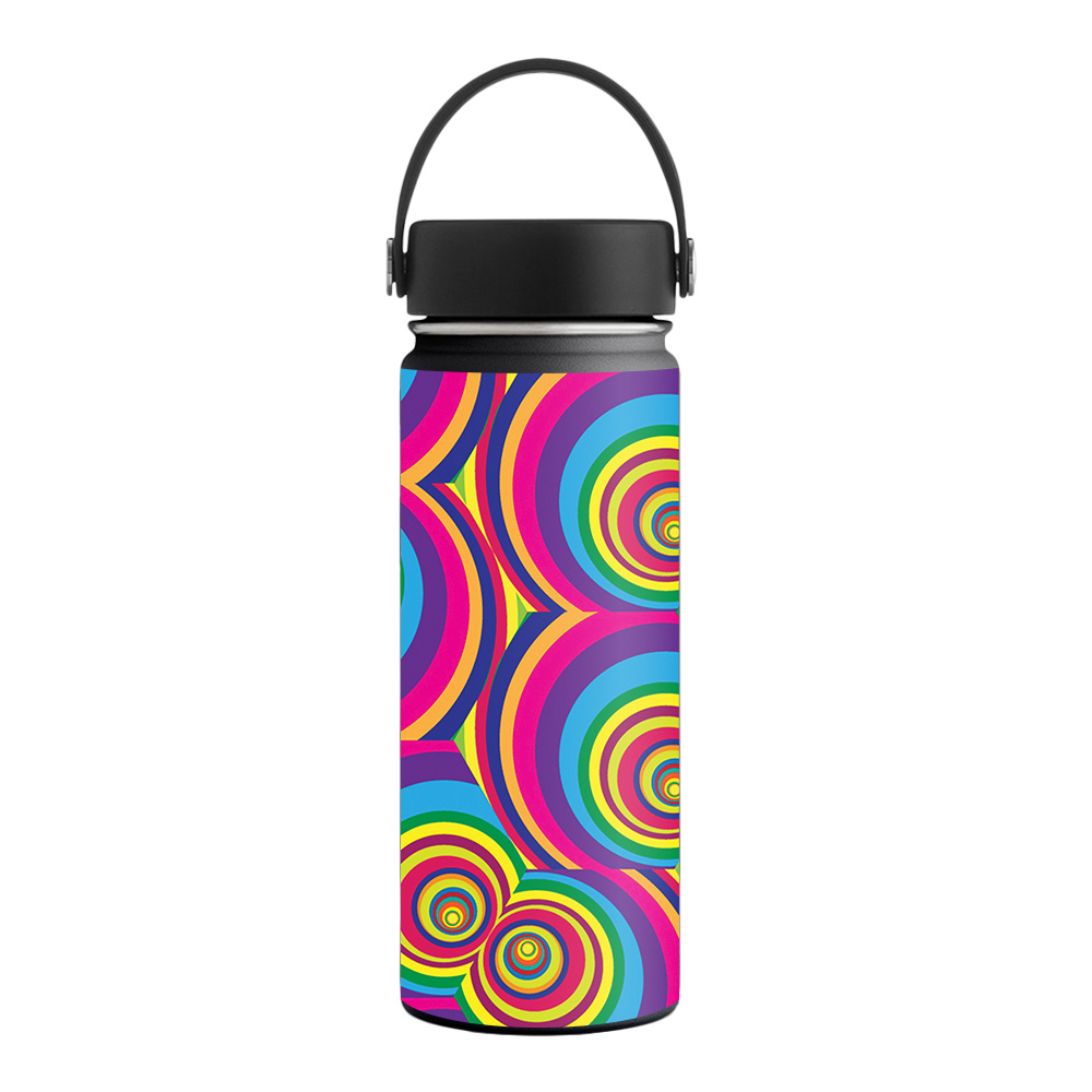 Picture of MightySkins HFWI18-Groovy 60s Skin for Hydro Flask 18 oz Wide Mouth - Groovy 60s