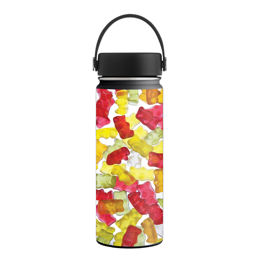 Picture of MightySkins HFWI18-Gummy Bears Skin for Hydro Flask 18 oz Wide Mouth - Gummy Bears