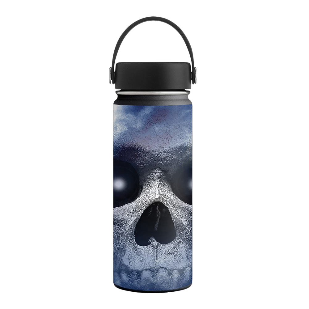 Picture of MightySkins HFWI18-Haunted Skull Skin for Hydro Flask 18 oz Wide Mouth - Haunted Skull