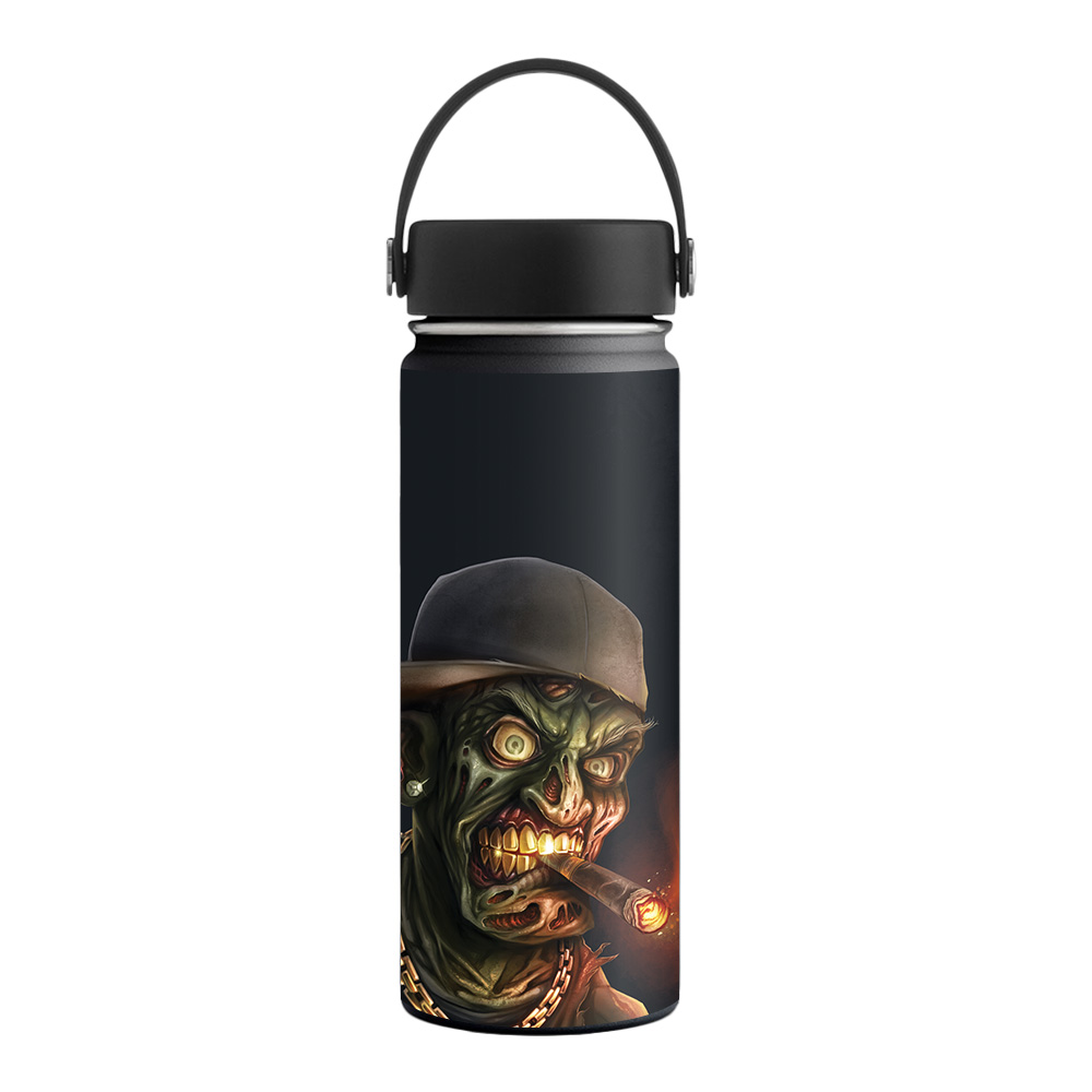 Picture of MightySkins HFWI18-Hip Hop Zombie Skin for Hydro Flask 18 oz Wide Mouth - Hip Hop Zombie