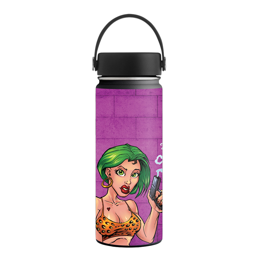 Picture of MightySkins HFWI18-Hooker Skin for Hydro Flask 18 oz Wide Mouth - Hooker