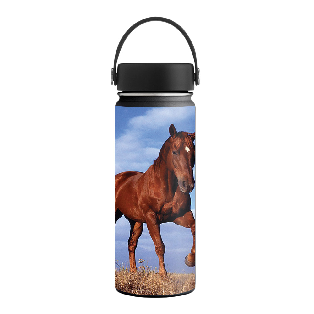 Picture of MightySkins HFWI18-Horse Skin for Hydro Flask 18 oz Wide Mouth - Horse
