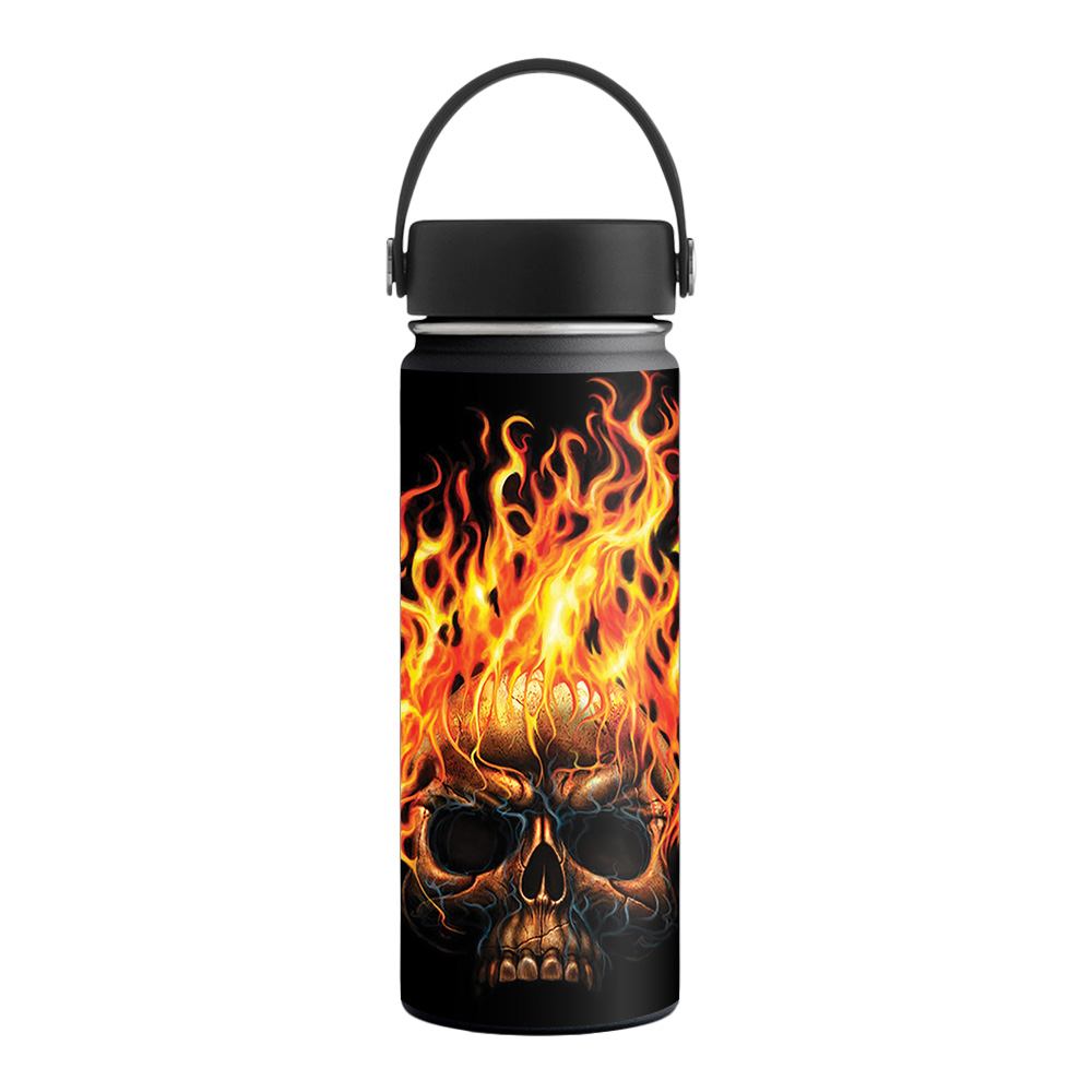 Picture of MightySkins HFWI18-Hot Head Skin for Hydro Flask 18 oz Wide Mouth - Hot Head