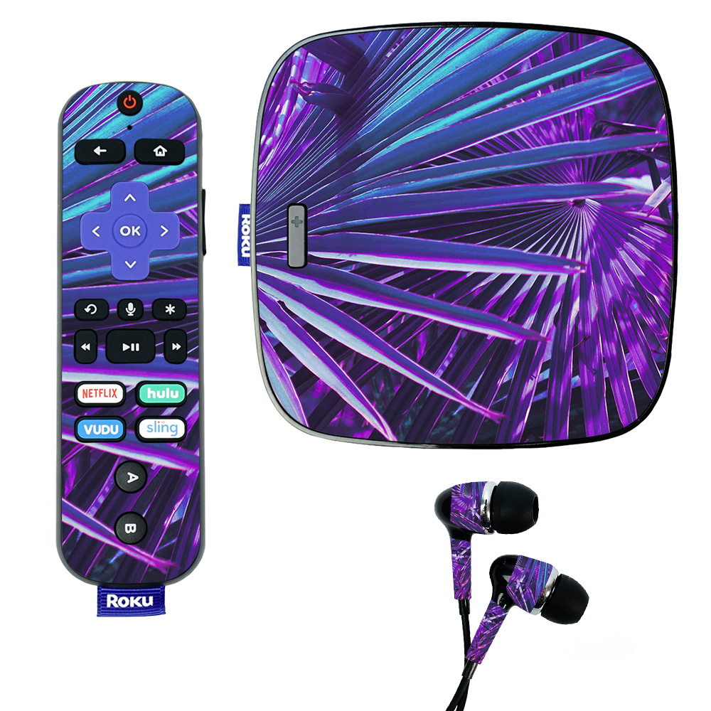 Picture of MightySkins ROUL-Neon Palms Skin for Roku Ultra - Neon Palms