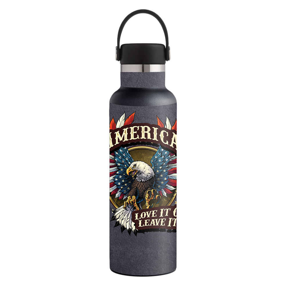 Picture of MightySkins HFST21-Love It Or Leave It Skin for Hydro Flask 21 oz Standard Mouth - Love It or Leave It