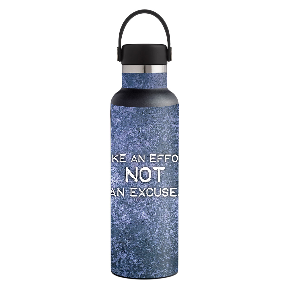 Picture of MightySkins HFST21-Make An Effort Skin for Hydro Flask 21 oz Standard Mouth - Make An Effort