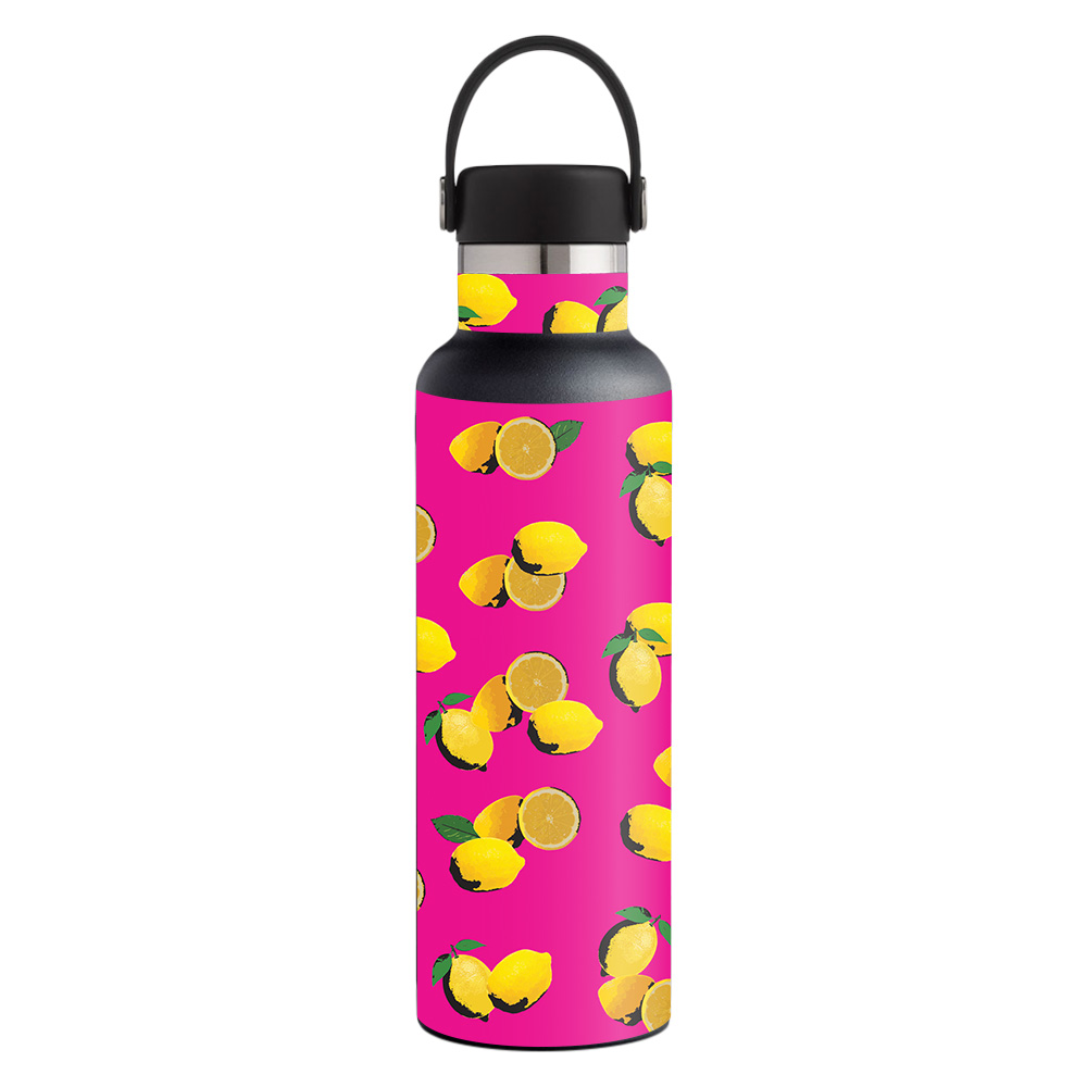 Picture of MightySkins HFST21-Make Lemonade Skin for Hydro Flask 21 oz Standard Mouth - Make Lemonade