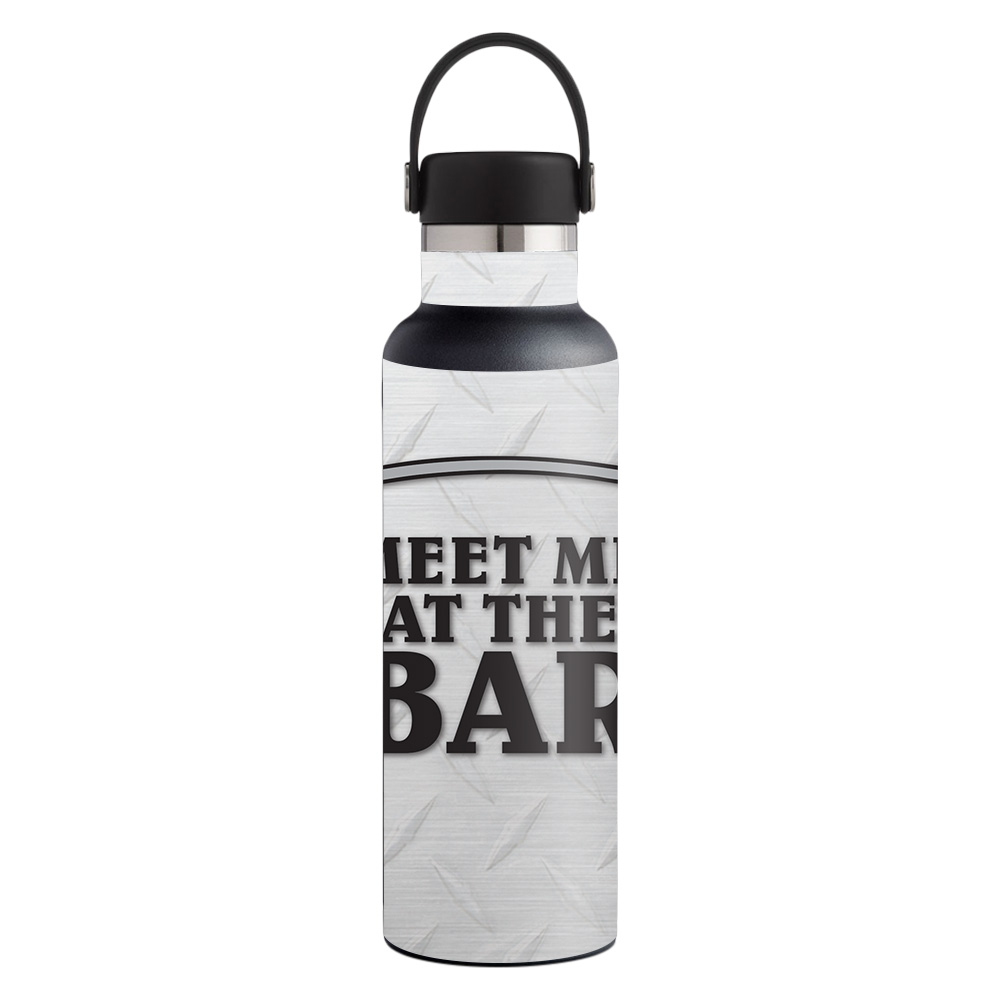 Picture of MightySkins HFST21-Meet Me At The Bar Skin for Hydro Flask 21 oz Standard Mouth - Meet Me At the Bar
