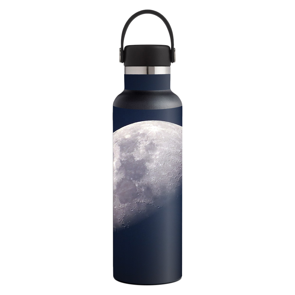 Picture of MightySkins HFST21-Moon Skin for Hydro Flask 21 oz Standard Mouth - Moon